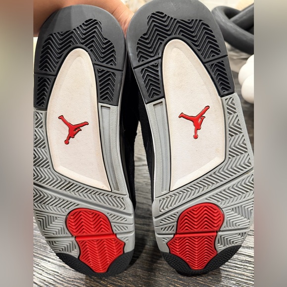 Air Jordan 4 Retro "BLACK CANVAS" Men's Basketball shoes size 11 - Picture 9 of 10